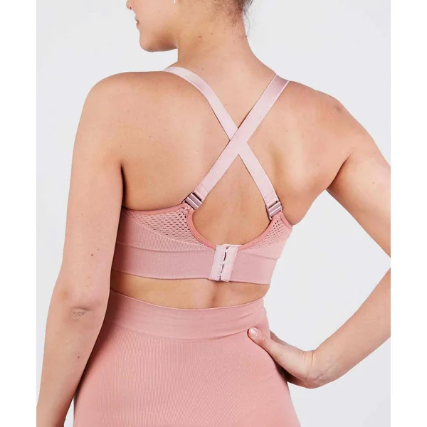 Brassière d'allaitement sport rose Cache Coeur Lingerie Woma Cache Coeur