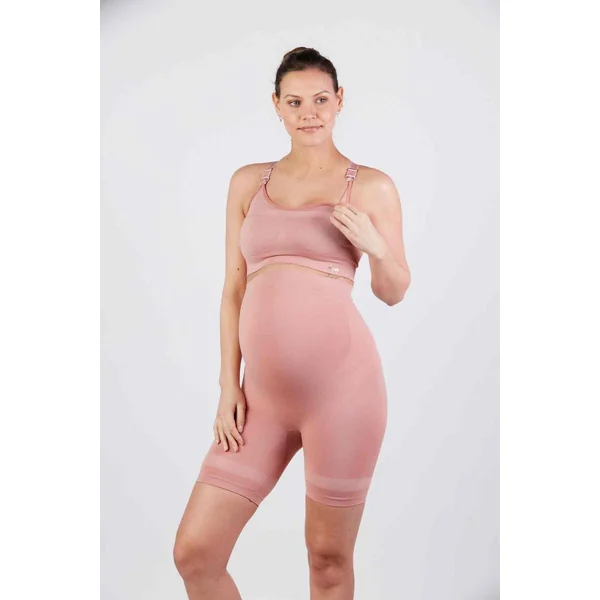 Brassière d'allaitement sport rose Cache Coeur Lingerie Woma Cache Coeur