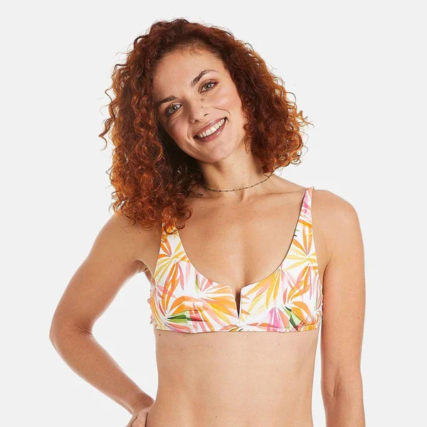Brassière de bain blanc Bali Camille Cerf x Pomm Poire