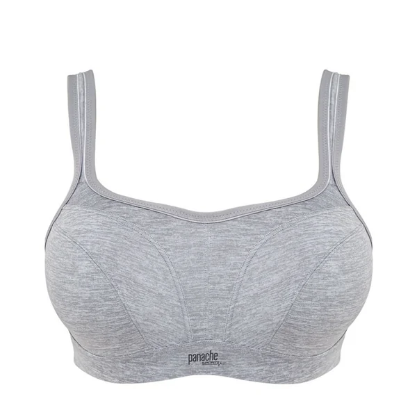 Brassière de sport armatures grise Panache