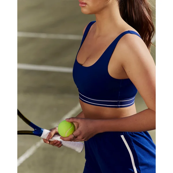 Brassière de sport en microfibre