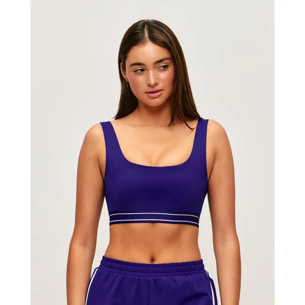 Brassière de sport en microfibre