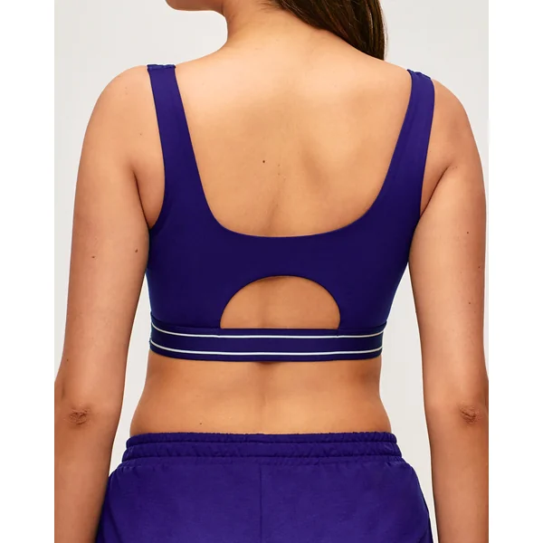 Brassière de sport en microfibre