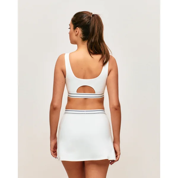 Brassière de sport en microfibre
