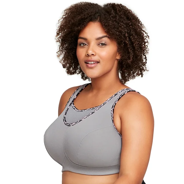 Brassière de sport sans armature Anti-Rebondissements 1066 gris argente