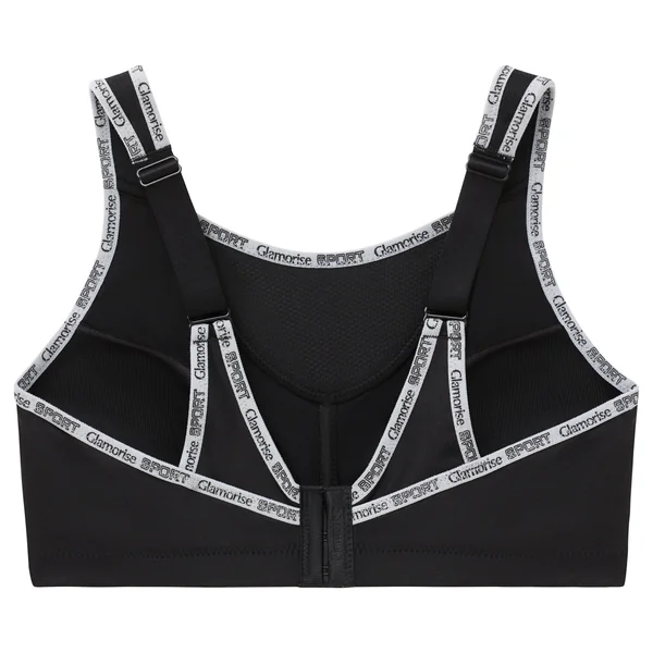 Brassière de sport sans armature Anti-Rebondissements 1066 noir