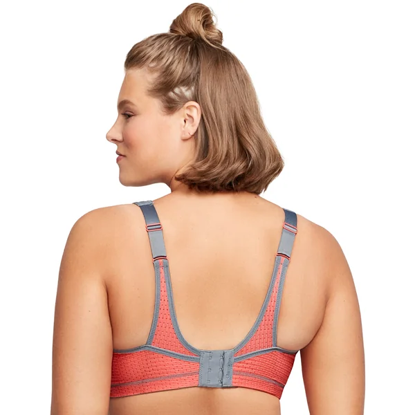 Brassière de sport sans armature anti-rebondissements 1067 gris corail