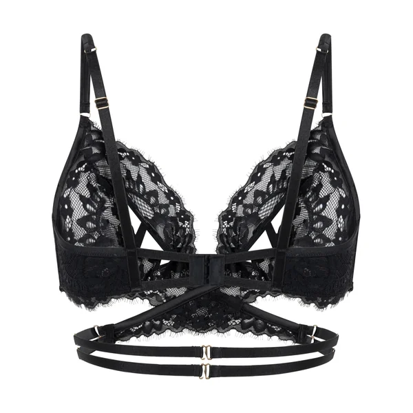 Brassière ouverte Anna - Noir