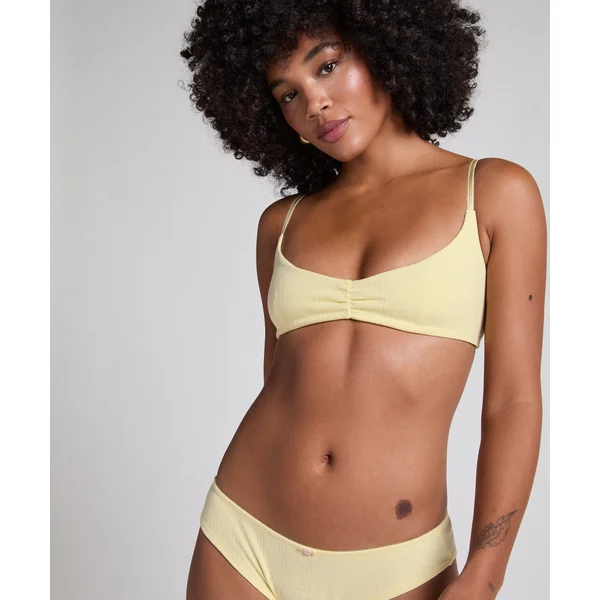 Brassière Pointelle - Jaune