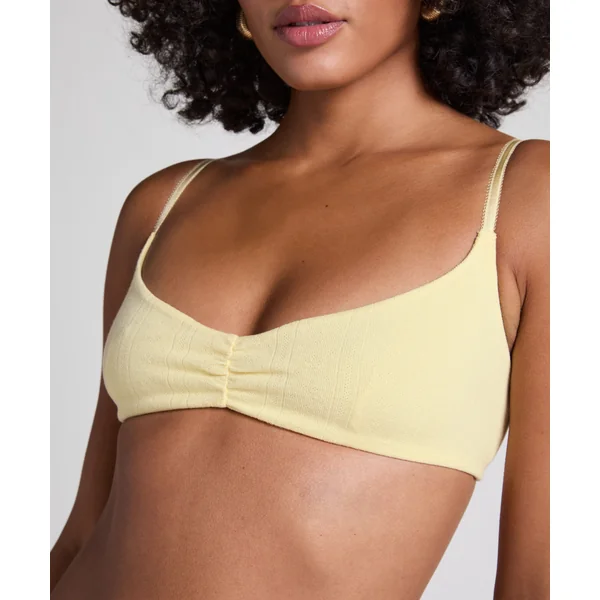 Brassière Pointelle - Jaune