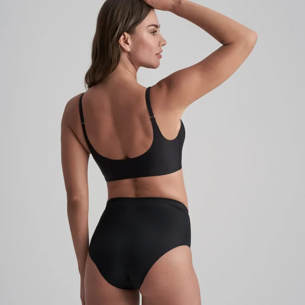 Brassière sans armatures invisible avec bretelles fines - Noir Bye Bra Invisible Shapewear Bye Bra