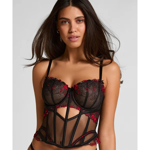 Bustier Peonie - Noir