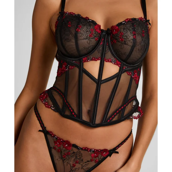 Bustier Peonie - Noir