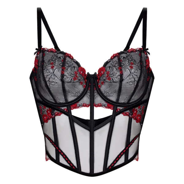 Bustier Peonie - Noir
