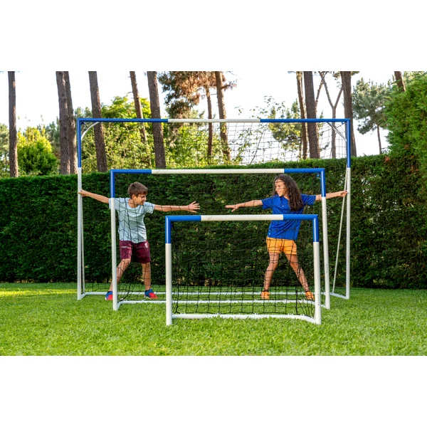 But de football Classique L (300 cm x 200 cm) blanc