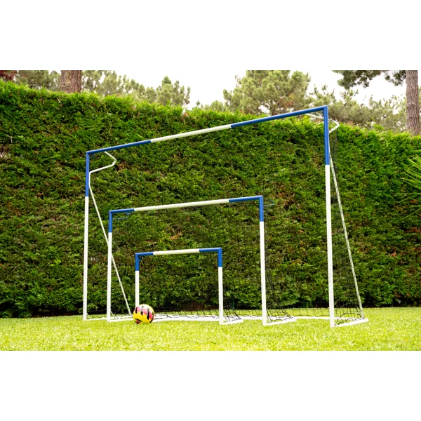 But de football Classique L (300 cm x 200 cm) blanc