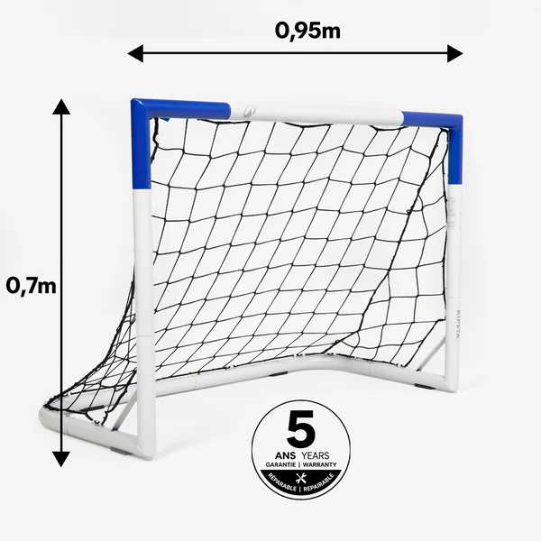 ​But de football Classique S (95 cm x 70 cm) blanc