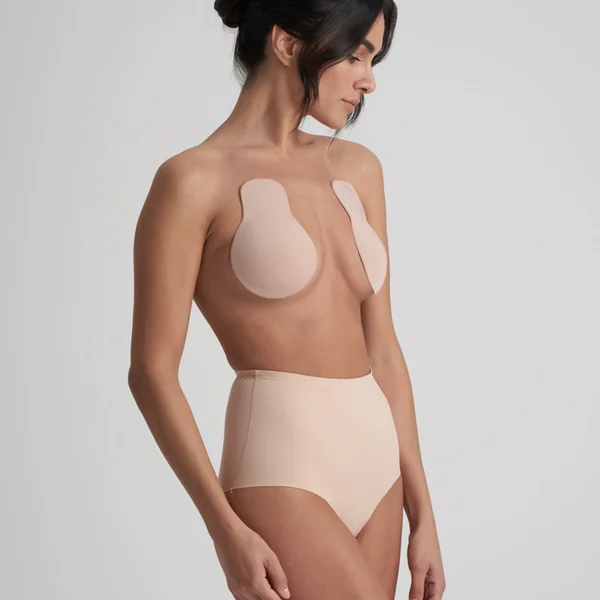 Cache tétons adhésifs remonte-seins Bye Bra PULL-UPS Beige Bye Bra