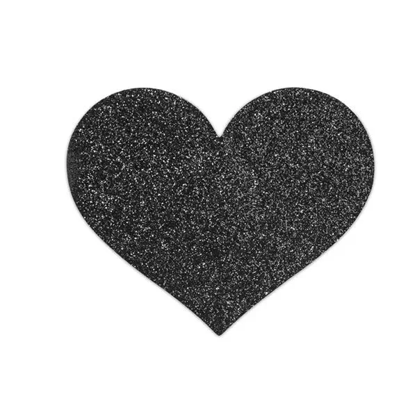 Cache-tétons coeur scintillant