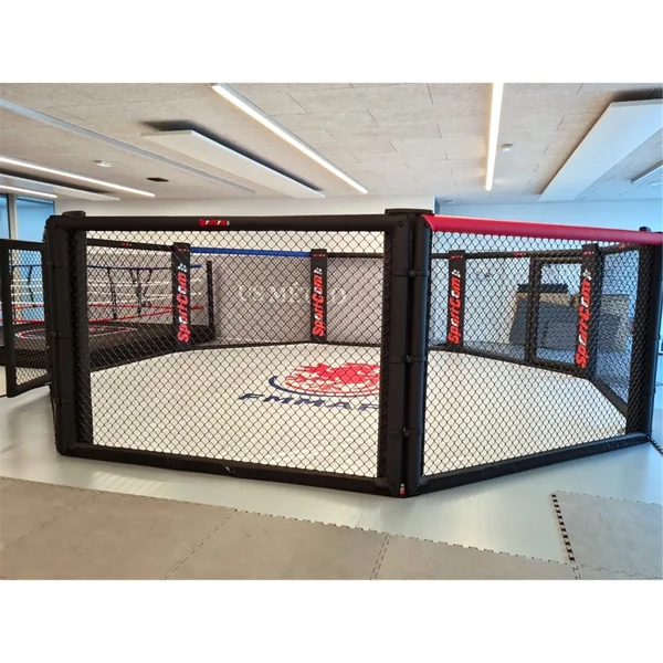 Cage de MMA au sol 5m Sportcom