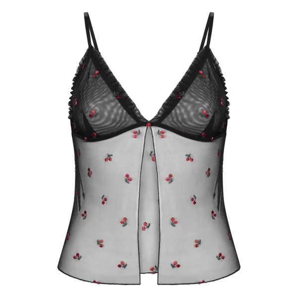 Caraco en maille Chelsey - Noir