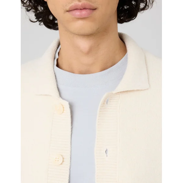 Cardigan col polo Naturel