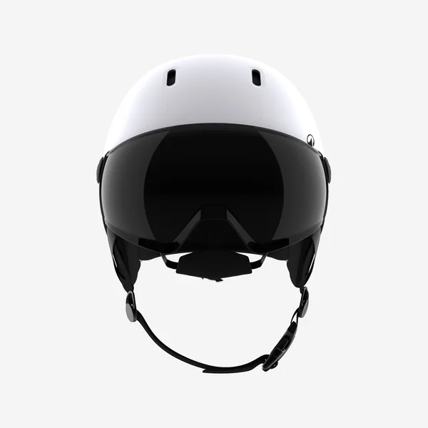 Casque de ski avec visière adulte, PST 150 blanc