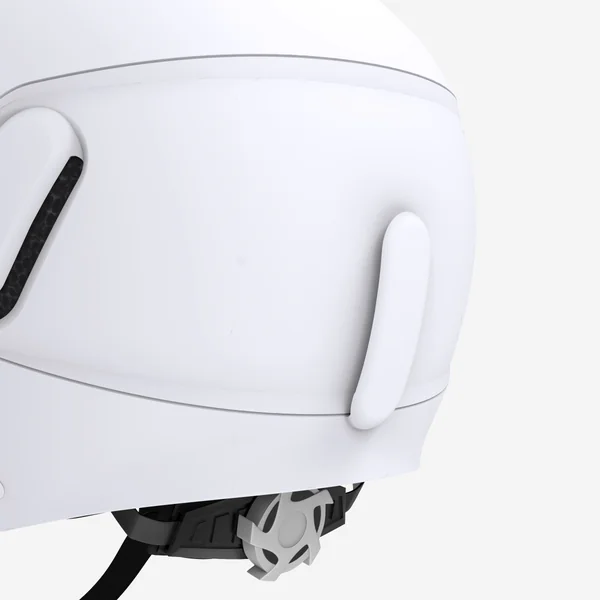 Casque de ski avec visière adulte, PST 150 blanc