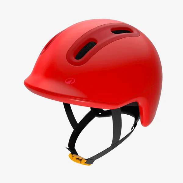 Casque velo enfant 47-55 cm, play 500 rouge