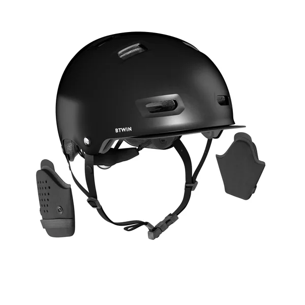 CASQUE VÉLO VILLE BOL 500 NOIR