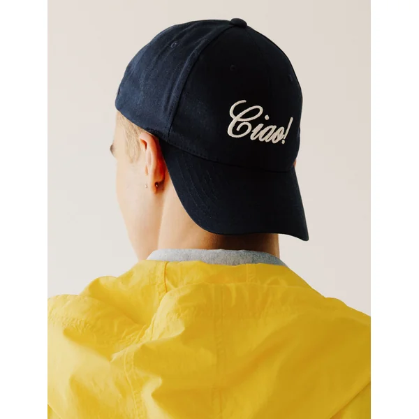 Casquette brodée Bleu foncé