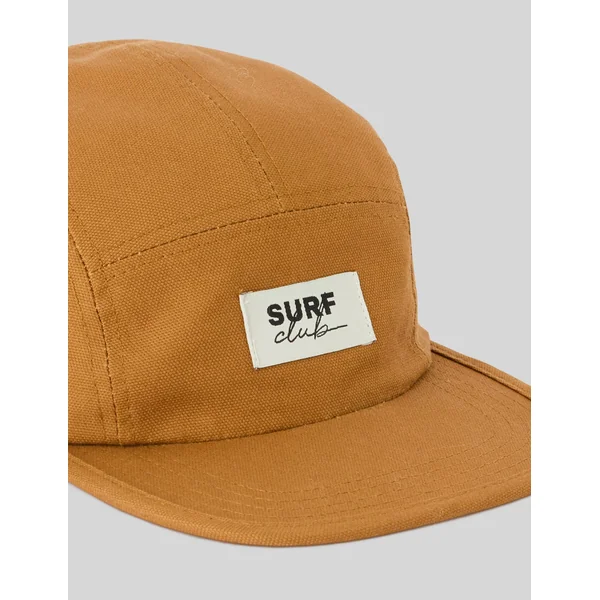 Casquette plate Marron