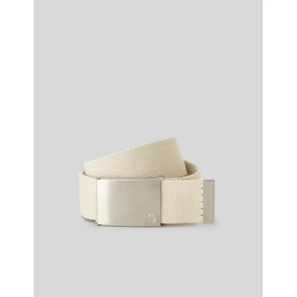 Ceinture avec plaque Ecru