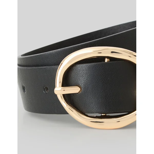 Ceinture boucle métallique Noir