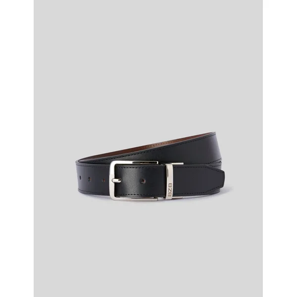 Ceinture cuir réversible Noir
