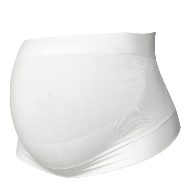 Ceinture de maintien de grossesse - blanc en coton Cache Coeur
