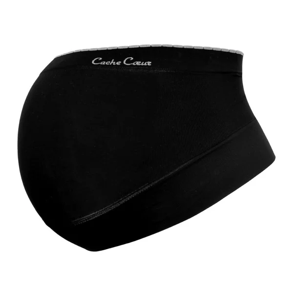 Ceinture de maintien de grossesse - noir Cache Coeur Illusion