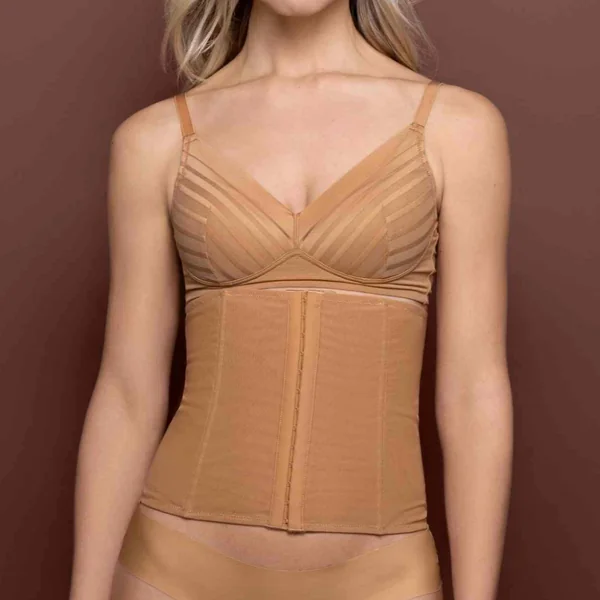 Ceinture gainante Marron Bye Bra Powermesh Shapewear Bye Bra