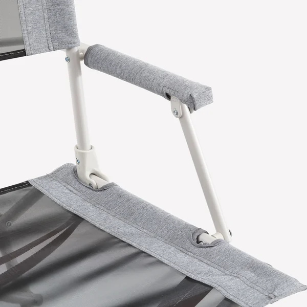 Chaise de camping pliante avec accoudoir