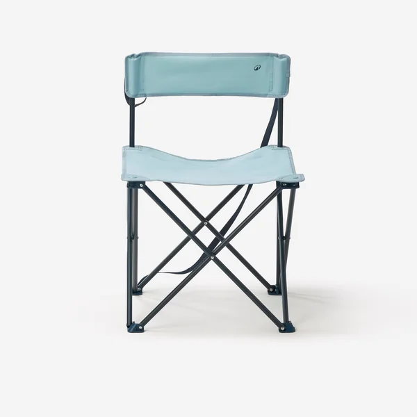 Chaise de camping pliante bleue
