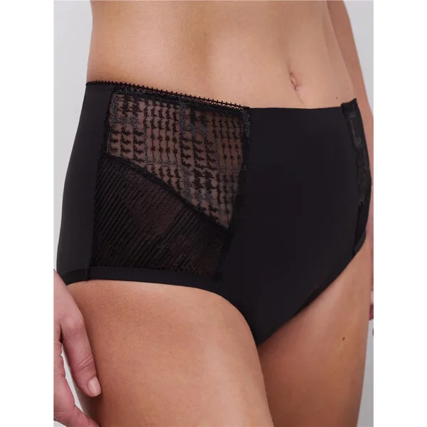 Chantelle - Culotte taille haute avec maintien Noir Large Intrigue