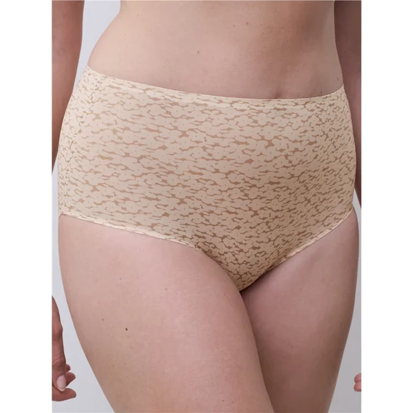 Chantelle - Culotte taille haute sans couture Nude Print O/S Soft Strech