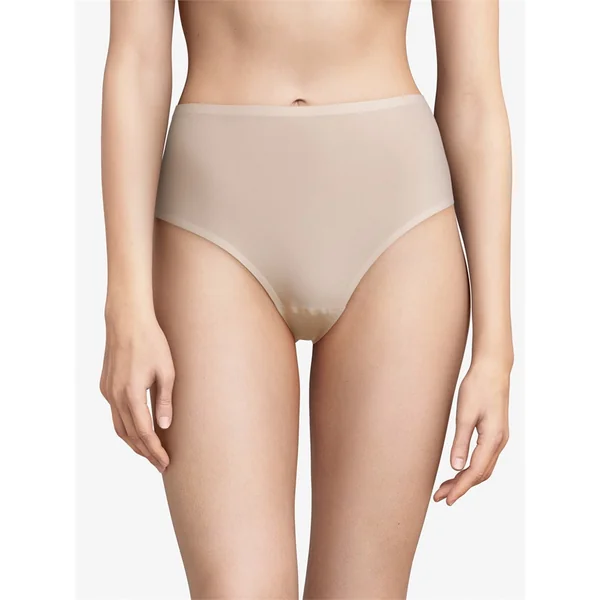 Chantelle - Culotte thong taille haute sans couture Nude WU O/S Soft Strech