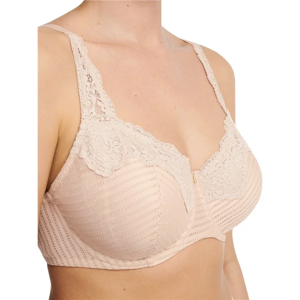 Chantelle - Soutien-gorge 3 parties souple avec cerceau 36 (80) C Beige Doré Marylin