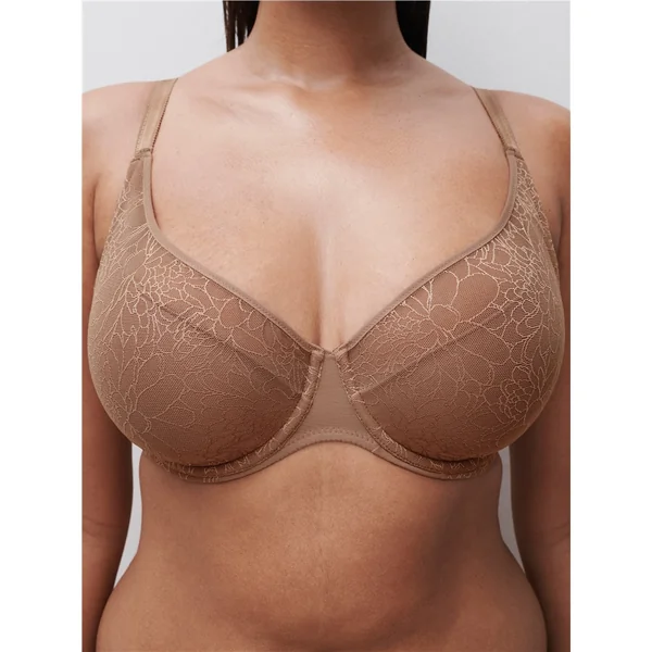 Chantelle - Soutien-gorge plongeant spacer 38 (85) F 02T Café Latté Belle