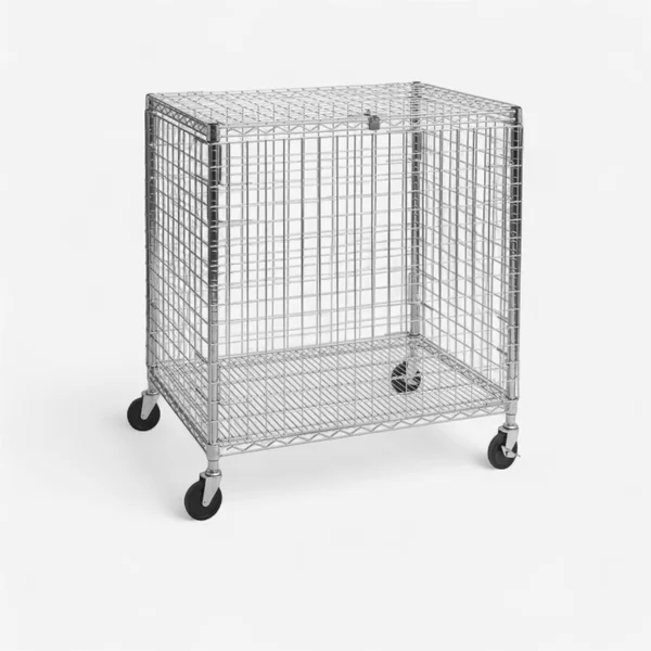 Chariot de rangement Megaform métallique 91x61x91 cm