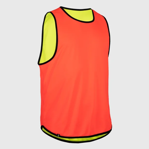 Chasuble de rugby réversible - R500 jaune orange