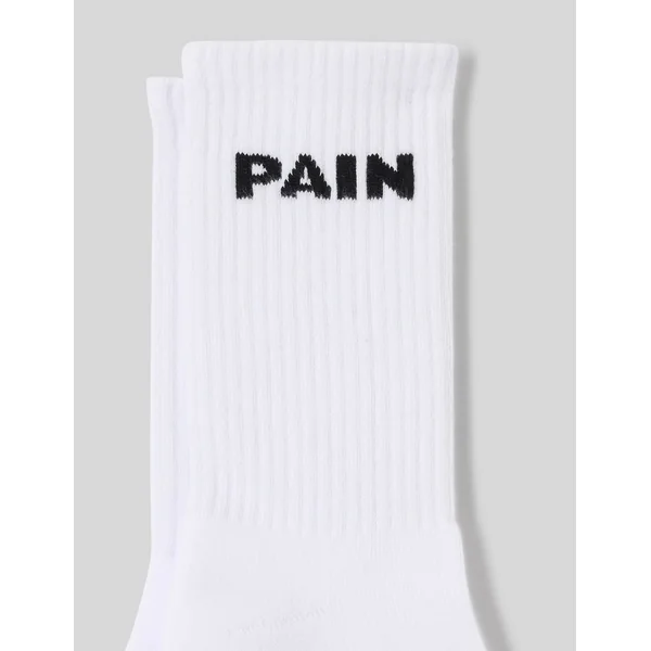 Chaussette unitaire wording Blanc
