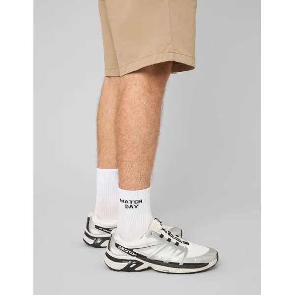 Chaussette unitaire wording Blanc
