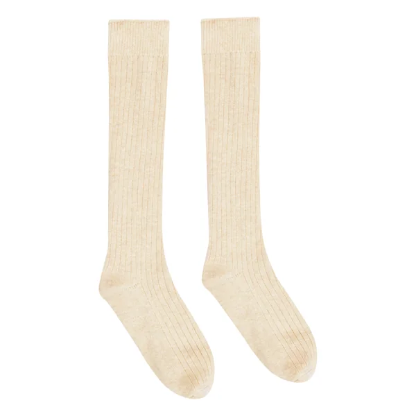 Chaussettes avec Cachemire - Blanc